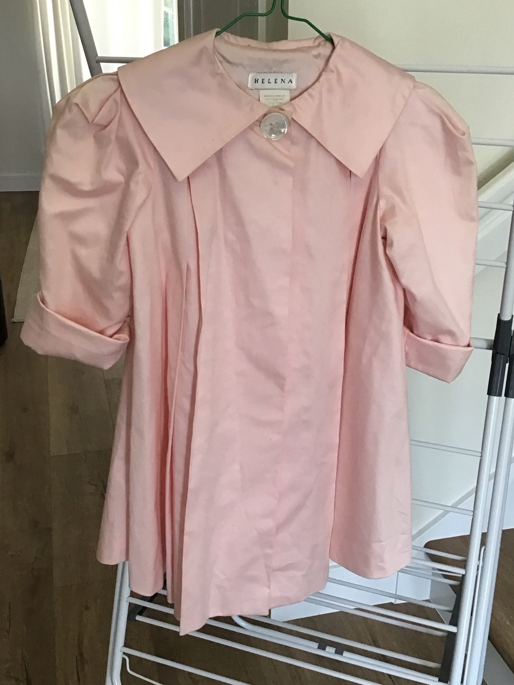 Vintage pink Helena girls swing jacket